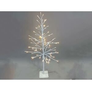 Vianočná dekorácia s adaptérom 88LED biely stromček 90 cm