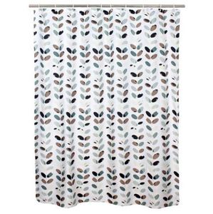 TORO Sprchový záves, polyester, 180 x 180 cm, motív listy