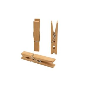 TORO Drevené štipce na bielizeň TORO 24ks brezové 8,4cm