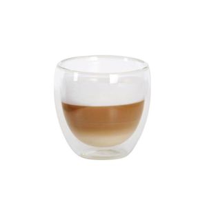 TORO Sklenený hrnček Cappuccino TORO dvojité borosilikátové sklo 250ml