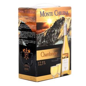 Chardonnay Monte Chilena 3 l, Bag-in-box